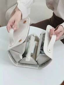 (Customized Text) Toilet And Makeup Large Capacity Portable Makeup Bag Travel Waterproof Four In One Detachable Packaging Storage Bag - Multicolor - View 6