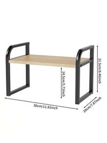 一套多层厨房台面收纳架，可伸缩锅架，桌面调料架 - 彩色 - 查看 14