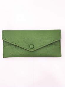 新款RFID防盗拉丝女士钱包荔枝纹软皮长信封包超薄简约手拿包女士钱包零钱包秋季钱包钱夹