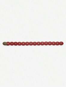 1pc Women's Fashionable Boho Style PU Faux Leather Round Buckle Waist Belt, Suitable For Daily Wear Summer, School Fall, Autumn, Halloween - Cà phê 2 - Xem 6