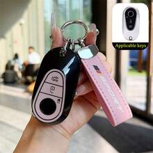 1 chiếc ốp bảo vệ chìa khóa xe bằng TPU, phù hợp với các dòng xe Mercedes Benz W223 S Class S300 S400 S350 S450 S500 C200 C260 đời 2020 2021. - Bộ sưu tập màu sắc phù hợp - Xem 3