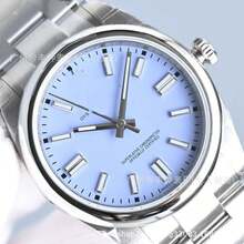 Reloj de yate gris para el hogar Log Rong, reloj mecánico automático para hombres, reloj mecánico fantasma de agua de fábrica C, envío directo de una pieza - plata - Ver 5