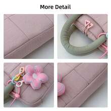 DANYCASE 14-16英寸平板电脑保护套，带衬垫防震笔记本电脑便携包，尼龙笔记本电脑内胆包，电脑收纳袋，适用于平板电脑、笔记本电脑、Air Pro等。