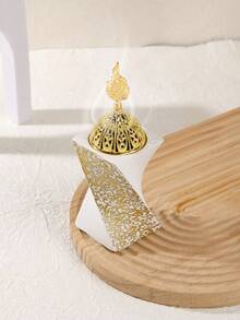 1Pc/1Set Simple And Generous Resin Incense Burner, Middle Eastern Arabic Style Incense Holder. Used For Home Fragrance And Home Decoration. Incense Holder, Home Living, Suitable For Home Decor, Bedroom, Living Room (As A Centerpiece), Office, Yoga Venue, And Party, Creating An Elegant Atmosphere. It Can Also Be Used For Temple Decoration,