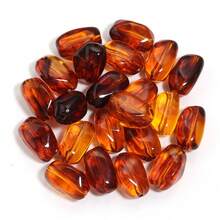 Gói 20 hạt mây hai màu Acrylic 21x12mm, vòng tay sang trọng tối giản, phụ kiện làm đồ trang sức tự làm - Hạt mây - Xem 29