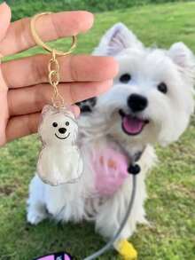 Transparent Dog Hair Storage Box, Pet Hair Memorial Pendant, Cute Dog Pendant, Attractive Pendant Decorative Memento, Transparent Plastic Pet Hair Collection Container With Cute Animal Pendant, Portable Home/Car/Travel Hair Collection Bag, Pet Owner Accessory - Multicolor - View 5