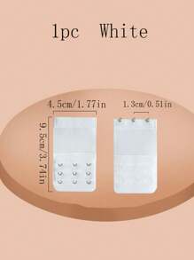 Set de 3 extensores de tirantes de sujetador de 2 ganchos, tirantes de sujetador ajustables y cómodos, look sin sujetador, accesorios de lencería y ropa interior para damas, extensores de sujetador suaves y ajustables, color blanco y beige - Diseño cómodo de 2 ganchos, soporte mejorado, tela de poliéster transpirable, perfecta para uso casual o viajes, accesorios cómodos para sujetador, extensores de sujetador elásticos ajustables para damas, accesorios de lencería suaves