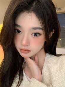 JeweLens 1pair Cosmetic Color Contact Lens Color Makeup Eye Lenses Natural Blue Contacts Halloween Costume Cosplay - Navy Blue - View 5