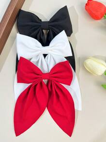 16个随机颜色复古蝴蝶结金属发夹，优雅发饰套装，适合生日派对、化装舞会、日常佩戴、学校及其他场合，发爪，学习用品 - 彩色 - 查看 5