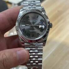 Cross-Border C Factory Mint Green Log Green Radish 41m Gray Dial 2836/3235 Movement Five Yuan Business Men's Mechanical Watch - Style 4 - View 2