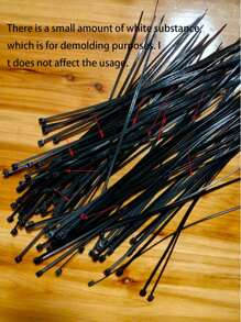 100 件套园艺捆扎带、扎带、塑料缠绕带、植物固定带、便携式园艺电缆、园艺和草坪护理