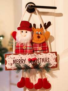 1 قطعة من ديكورات عيد الميلاد، تماثيل الثلج، كبار السن، الرنة، زينة معلقة على الباب، ديكورات للنافذة، ديكور للمشهد الداخلي، زينة معلقة، ديكور غرفة شتوي عيد الميلاد