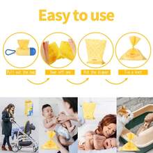 [Nappy Bags] 15/240Pcs Baby Disposable Diaper Bags, Easy-To-Tie Tabs Scented Poop Bags, Baby Travel Essentials, Nappy Bag Dispenser, Diaper Bin Accessories, Diaper Disposal Or Pet Waste Bags