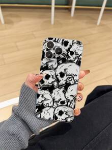This Adorable Phone Case Features A Halloween Theme With Ghost And Pumpkin Patterns, Compatible With IPhone 17/17 Air/17 Pro/17 Pro Max, Galaxy S25 Ultra, S24 Ultra, S22, S21 Ultra, S21 FE 5G, S23, S23+, S23 Ultra, S24, A13 5G, A22 5G Series. It Provides Lens Protection And Can Be Used As A Protective Cover, Making It An Excellent Gift For Boyfriends, Girlfriends, Or Loved Ones For New Year, Christmas, Halloween, Or Valentine's Day. - Multicolor - View 2