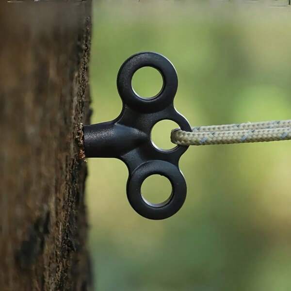 Pacote com 4 estacas de convés, estacas de barraca, ganchos de parafuso de madeira, ganchos de olhal luminosos para barracas de árvore, estacas de barraca para acampamento ao ar livre, caminhadas, lona, corda de sustentação, linhas de guia, tábuas de convés, cobertura para mochila, adequado para fixação de cordas de barraca e abrigo, acessórios de barraca para serviços pesados, duráveis e resistentes, material resistente à corrosão, essencial para entusiastas de aventura - Esportes e atividades ao ar livre