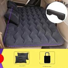 便携式充气汽车床垫，瞬间将后座变成舒适床铺，旅行露营必备 - 彩色 - 查看 6