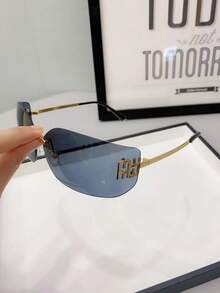 1 件女士复古眼镜，适合户外活动、驾驶、防晒、时尚日常搭配、海滩度假飞行员形状太阳镜 - 彩色 - 查看 5