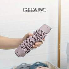 Bolsa de almacenamiento de lavandería de sujetador de silicona, adecuada para sujetadores con y sin aros, bolsa de malla fina para lavandería, con botón a presión, bolsa de lavandería de ropa interior, bolsa de limpieza y secado de sujetadores para lavadora, bolsas de lavandería - Púrpura malva - Ver 7