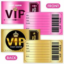 Invitación de fiesta de cine VIP de doble cara, invitación de fiesta de cumpleaños, invitación de cumpleaños, decoraciones de fiesta temática