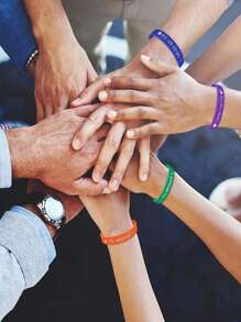 1/3/5/10pcs Customizable Silicone Bracelets - White With Black Text, Sports Bracelet, Bracelet Set, Silicone Bracelet, Fashionable Silicone Bracelet, Bracelet, Cross Silicone Bracelet, Couple Gift. Festive Bracelet Matching, Halloween, Christmas Bracelets, Party Bracelets, Dinosaur Bracelets, Inspirational Silicone Bracelets, Friendship Bracelet,Home & Living,Christmas Home Atmosphere,Souvenirs - Multicolor - View 9