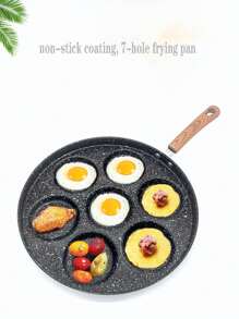 1pc Egg Frying Pan, Non Stick Pancake Frying Pan, Granite Egg Frying Pan With Heat-Resistant And Cooking Handle, Multifunctional Breakfast Frying Pan, Suitable For Gas Stoves And Induction Cookers