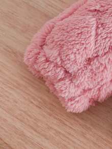 Girls Plush Hoodie And Pants Set With Pockets, Casual Outfit Suitable For Daily Outings, Autumn/Winter