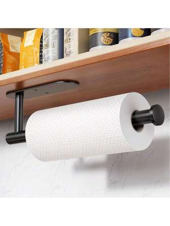 Non-Perforated Tissue Paper Racks, Self-Adhesive Tissue Paper Racks Under Cabinets, Stainless Steel Wall-Mounted Tissue Paper Racks For Kitchens, Bathrooms And Washbasins