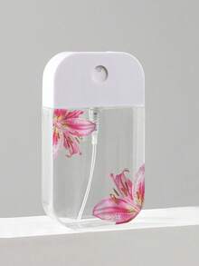 زجاجة سفر قابلة لإعادة التعبئة من البلاستيك الشفاف بنمط الزنبق الجديد، زجاجة رذاذ عطر، موزع مزيل المكياج، زجاجة ترطيب، مناسبة لمزيل طلاء الأظافر والتونر ومزيل المكياج، قابلة لإعادة الاستخدام، ضروريات السفر، إكسسوارات سفر مثالية، هدايا عيد الميلاد، هدايا رأس السنة الجديدة للمعلمين والأصدقاء والأحباء