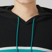 Puma Sudadera con capucha deportiva casual de punto con cordón, unisex