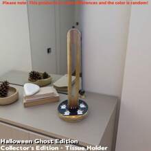 1pc Wooden Vertical Paper Towel Holder, Tissue Paper Roll Rack, Home Kitchen & Bathroom Paper Towel Storage Organizer
