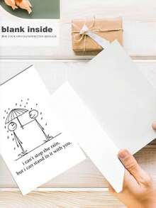 Funny Birthday Greeting Card | "All Cool People Are Born In December" Celebration Card | Humorous Christmas & Birthday Card With Envelope - Multicolor - View 2