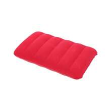 休闲三角枕，超轻充气露营旅行枕-PVC天鹅绒充气小睡枕，户外露营徒步充气枕，可压缩、紧凑、舒适、符合人体工程学的充气枕，可在露营、徒步旅行和背包旅行时支撑颈部和腰部，是度假和户外活动的绝佳礼物