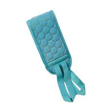 沐浴用去角質背部清潔毛巾,可翻轉帶手柄的背部擦洗毛巾,身體去角質沐浴工具,深度清潔身體,男女適用的護膚產品,浴室家居裝飾,旅行配件,婚禮、派對、生日等各種節日禮物,適用於男人、媽媽、爸爸、朋友、年輕人,是一件有趣的禮物 - 墨綠色 - 查看 3