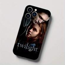 Serie Twilight: Al elegir una funda para iPhone, este diseño de dibujos animados en TPU negro es a prueba de golpes, protege la lente de la cámara y es duradero y confiable, adecuado para iPhone 11/12/13/14/15/16 Pro Max. - Colores mixtos - Ver 6