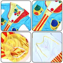 2-Piece Clown Costume Set - Halloween Party Performance Stage Play Children Clown Costume, 2 Styles Available - Baby Blue - View 8