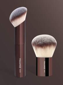 MAANGE 1/2 Stücke hochwertige weiche synthetische Haar Professionelle Kosmetikpinsel Set, bestehend aus Foundation Pinsel, Rouge Pinsel, Puder Pinsel, Rouge Concealer Pinsel, Kontur Pinsel, Nasen Kontur Pinsel, Detail Pinsel. Hautfreundlich und effektiv für tägliches Make-up auf dem Gesicht, Flüssig-Make-up Zuhause oder unterwegs. Beauty Blend Zubehör.