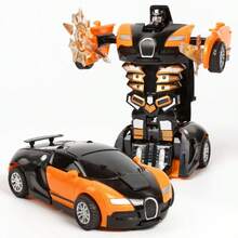 2025 New Hot Selling 1pc, Children's Transforming Toy Car, One-Key Transformation Collision, Intelligent Collision Transformation Car, Rear-Wheel Drive Car, Toy Car, Car, Boys' Game, Stitch Toys, Travel Toys, Classroom Fidget Toys, Mini Stuff, Bath Toys, Christmas Stationery, Stress Ball, Birthday Gift, Christmas Gift, Halloween Gift, Perfect Gift, Present