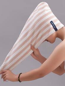 1/2/3pcs Polyester Absorbent Hair Drying Towel Caps, Multi-Pattern, Women Hair Turban Shower Wraps Back To SchoolHair Bonnet Shower Towels For Beaty Salon, Hotel Sports,Home Essentials, Towel, Skin Care