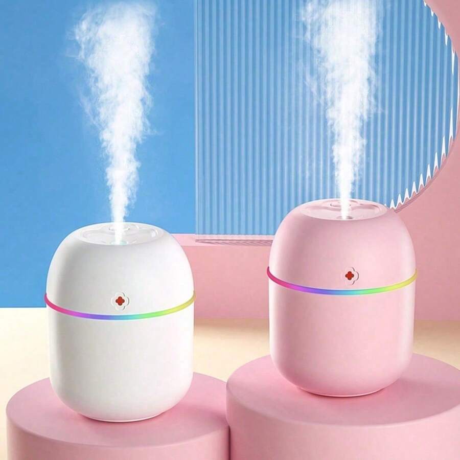 1pc USB Aroma Lamp Humidifier, Suitable For Bedroom, Living Room, Office Desk, Car Humidifier, Lucky Colorful Car Diffuser, Atmosphere Lamp Humidifier With USB Mister, Aroma Mist