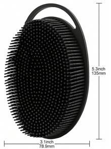 1 件 2 件升级版 2 合 1 沐浴和洗发身体刷，硅胶去角质身体磨砂膏，用于淋浴，优质硅胶丝瓜络，头部磨砂膏，头皮按摩器，易于清洁健康硅胶，柔软不伤皮肤，刷毛 Q 弹性细腻，足够坚韧，坚固