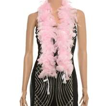 1 件人造羽毛围巾非常适合女士服装配饰派对舞蹈装扮节日圣诞树装饰手工制作 DIY 万圣节 - A - 查看 9