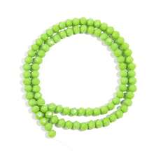 1 件橄榄绿色陶瓷刻面算盘水晶扁珠，时尚百搭圣诞绿色手工 DIY 串珠，适用于手链、项链、珠宝、时尚工艺品、手机挂件、钥匙扣、装饰品、批发珠子 - 草綠瓷 - 查看 9