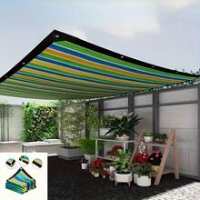 1 件大尺寸透明防水遮阳篷户外花园雨罩，透明乙烯基防水布，露台透明防水布用于覆盖鸡舍门廊天篷植物露营，防水防风。