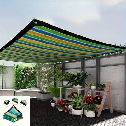 1 件大尺寸透明防水遮阳篷户外花园雨罩，透明乙烯基防水布，露台透明防水布用于覆盖鸡舍门廊天篷植物露营，防水防风。