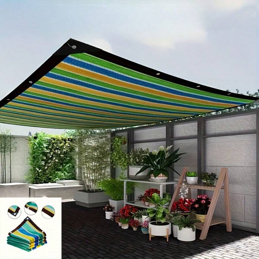 1 件大尺寸透明防水遮阳篷户外花园雨罩，透明乙烯基防水布，露台透明防水布用于覆盖鸡舍门廊天篷植物露营，防水防风。