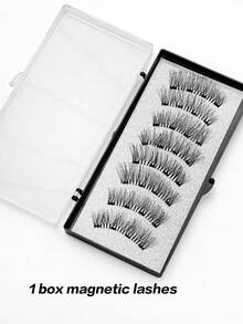 Waloshow 2 Paia di ciglia magnetiche con pinzette professionali, riutilizzabili, ciglia fitte a incrocio, design misto di ciglia naturali, adatte per uso quotidiano, lavoro, studio, viaggio, feste e altre occasioni - nero - Visualizzare 19