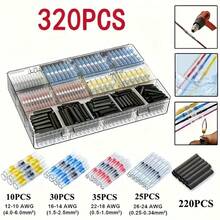 900/640/320-Piece Waterproof Solder Seal Wire Connector Kit –  Butt Splice Terminals For Marine, Automotive & Truck Wiring | Insulated Electrical Joints (5 Size Options, 26-10 AWG) - Multicolor - View 9