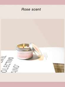 6 Gift Boxes Containing Large Bean Wax Dried Flower Scented Candles, Wedding Souvenirs, Birthday Gifts, Fragrant Floral Scented Candles