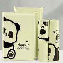 10pcs Waterproof Thick Courier Bags, 12mil Plastic, English Text & Panda Print, 11mil Packaging Bags, Logistics Shipping Self-Adhesive Airplane Box Delivery Bags Back To School - Multicolor - View 21
