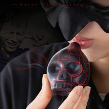 1 件响亮的陶瓷死亡哨子，125dB 逼真的人类尖叫声，陶瓷哨子恐怖恶作剧配件，手工制作的生存工具和万圣节派对装饰，应急准备和户外活动用品 - 彩色 - 查看 4